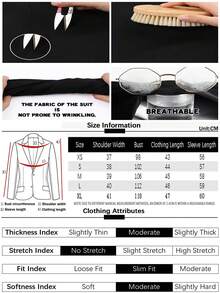 Áo blazer nữ màu hồng cổ chữ V tay dài cài một nút, kiểu dáng thường ngày, thích hợp cho tiệc chiêu đãi, đám cưới, liên hoan, dã ngoại, ngày lễ tình nhân hoặc các lễ hội và sự kiện quan trọng khác, mùa xuân, ngày lễ tình nhân, lễ hội hóa trang, đi biển, sinh nhật. - Hồng - Xem 9