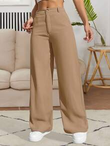 Women Pants - Brown - View 6
