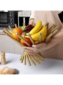 Un cesto di frutta creativo, robusto, di stile europeo, adatto per sala da pranzo, cesto per fiori, adatto per decorazioni domestiche, matrimoni, feste, scrivania e stanza