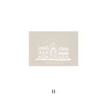 1PC Frameless Christmas Landscape Canvas Posters: Artistic Christmas Scenes, Christmas Gifts, Pine Trees, Reindeer, Winter Murals, Nordic Living Room, Bedroom, Dormitory Decoration Posters