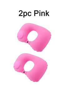 1/2/3个装充气颈枕,飞机旅行必备,符合人体工学的U型充气枕,贴合颈部曲线,便携轻巧,提供舒适支撑,缓解颈部压力,旅行必备 - 彩色 - 查看 21