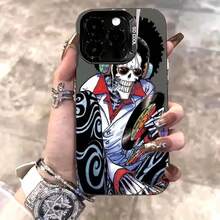 Adecuado para funda de teléfono móvil  11/12/13/14/15/16 Pro Max Plus, todo incluido, silicona máxima, borde , nuevo modelo, patrón de sombrero de paja5 - Colores mixtos - Ver 5