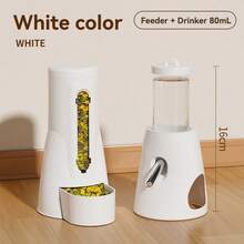 2-In-1 Hamster Food & Water Dispenser, Detachable Design, Convenient Feeding & Watering, Easy To Clean, Suitable For Small Pets - Multicolor - View 12