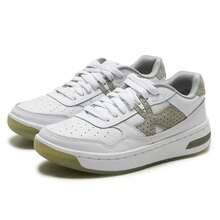 Under Armour Women's Court 96 Suede Casual Lightweight Comfortable Travel Leisure Sneakers 3028766-102 - White/Green - View 3