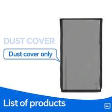 1pc XSX Game Console Transparent Dust Cover, Vertical Version, Dust-Proof And Wear-Resistant