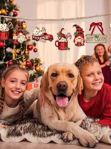 8/16/24 Stücke Wichtel Eis Ornamente - Festliche Anhänger Charms für Weihnachtsbaum Dekoration - Lebendige saisonale Heimakzent Set, ideale Feiertags Heim Dekoration, Szenen Dekoration, Festivals Dekoration, Raum Dekoration, Heim Dekoration, Büro Dekoration, Themen Party Dekoration, Weihnachts Dekoration