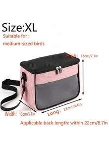 Portable Pet Carrier Bag, Windproof One Shoulder Tote Bag For Small Pets, Hamster Cage