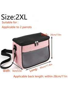 Portable Pet Carrier Bag, Windproof One Shoulder Tote Bag For Small Pets, Hamster Cage