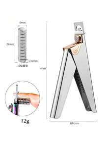 Nail Art Straight Cut Color Titanium French U-Shaped Nail Clipper Fake Nail Clipper Stainless Steel Nail Clipper Nail Extension Piece Nail Clipper Nail Clipper - Multicolor - View 9