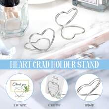 20/50/100pcs Metal Place Card Holders Photo Clip Stands Wedding Table Number Name Sign Stand For Wedding Birthday Party Home Decoration