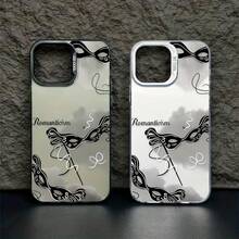 Funda de Teléfono con Patrón Original de Gradiente IMD Láser para iPhone 16/15 Plus/14 Pro/16 Pro Max, Funda de Teléfono de Alta Calidad a Prueba de Golpes y Anticaídas para Hombres y Mujeres, Compatible con iPhone 13 Pro Max/12 Pro/11 - Colores mixtos - Ver 6