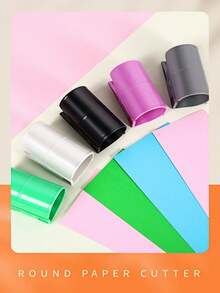 1 pieza Cortador de papel cilíndrico talla grande vendido, una herramienta de corte específicamente para papel de regalo de Navidad, un cuchillo de corte de papel que facilita un corte limpio. Con su hoja afilada y un funcionamiento suave, no se atascará en el papel.