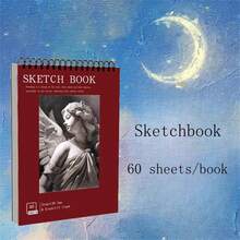 1pc Watercolor & Painting Sketchbook, A4 Thick Art Student Specialized Sketch Pad, Blank Drawing Book, Colored Pencil Drawing Paper