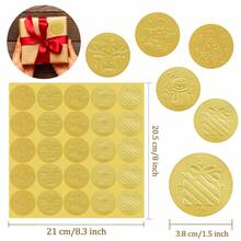 2 hojas (50 piezas) de pegatinas decorativas de copos de nieve dorados para envolver regalos de Navidad, decorar tarjetas de felicitación, escaparates, embalaje de regalos, manualidades de tarjetas de felicitación, pegatinas de sellado DIY