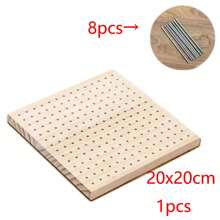 Premium Multi-Size Wooden Weaving Board, DIY Handcraft Tool, Modern Workbench Storage Rack, Firm Grip, Natural Wood Grain Design, Durable And Easy To Clean, Suitable For Knitting, Crocheting, Weaving, Stabilizing And Sorting Yarns - Multicolor - View 14