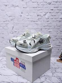 1 Pair Unique Mesh Breathable Chunky Sneakers, Versatile Casual Summer Shoes For Girl