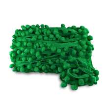 10 Meters Grelot Pom Pom Polyester Ribbon Ball 30mm Crafts - 540 - 查看 1
