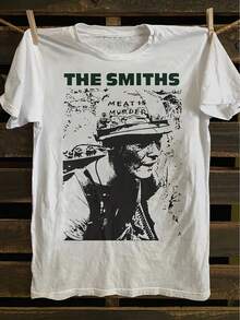 Graphic Print T-Shirt, Short Sleeve Crew Neck Casual Top For Summer & Spring, Women's Clothing - 白色 - 查看 9