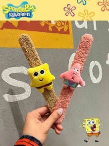 SpongeBob SquarePants 1 pieza Anillo de Papá Esponja de Bob Esponja, Pulsera del Rey Cangrejo Cangrejo Coreano, el mejor regalo de fiesta para buenos amigos, decoración perfecta para fiestas, decoración del hogar, decoración de habitación, regalos de Navidad perfectos para graduación - Multicolor - Ver 12
