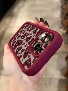 1 buc. Carcasă de telefon nouă la modă, cu model retro de inimă și ochi, mată, în relief, moale, TPU, rezistentă la șocuri, impermeabilă, potrivită pentru iPhone 16/16E/16 Plus/16 Pro/16 Pro Max