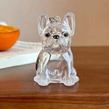 1pc Pet Breed Design Pet Hair Storage Keychain - Cute Sitting Dog Design With Chain Connection - Suitable For Dog Owners - Keychain Souvenir, Pet Hair Storage And Protection Souvenir, Can Be Placed On Keys, Bags Or Outing Items - Perfect Memorial Gift For Dog Lovers