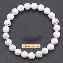 1 件经典复古真天然石虎眼石黄铁矿磷灰石拉长石绿松石紫水晶几何手链男士夏季秋季黑色手链爸爸父亲爷爷男友礼物感恩节幸运 Hoco 珠宝 - 彩色 - 查看 21