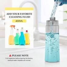Spray Mop For Floor Cleaning, Dust Mop With 3 Pcs Washable Pads And 400 Ml Refillable Bottle For Household Or Commercial Use Wet Mop For Hardwood Laminate Tile Ceramic - Miếng lót Gray-08-2 - Xem 2