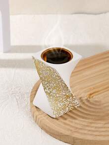 1Pc/1Set Simple And Generous Resin Incense Burner, Middle Eastern Arabic Style Incense Holder. Used For Home Fragrance And Home Decoration. Incense Holder, Home Living, Suitable For Home Decor, Bedroom, Living Room (As A Centerpiece), Office, Yoga Venue, And Party, Creating An Elegant Atmosphere. It Can Also Be Used For Temple Decoration,