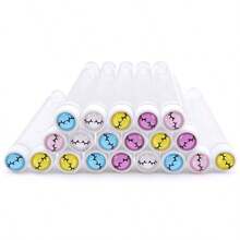 HMQ beauty 20 Makeup Brush Tubes With Dust Cover, Visible Design, Eyebrow Brush, Eyelash Brush, Growth Liquid Storage, Plastic Reusable Eyelash Extension Tool - Multicolor - View 10