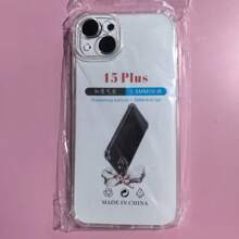 1 件透明防摔保护壳，适用于三星/苹果//红米/OPPO 手机，透明防摔手机壳，手机保护套，简约手机壳，纯色手机壳，TPU 防摔手机壳（军用级防摔）防水防震防刮