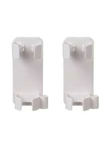 1/2 件美容工具收纳架，壁挂式美发工具收纳架，卷发器收纳架，浴室插头壁挂架，塑料吹风机支架直发器梳子支架，浴室配件卧室配件