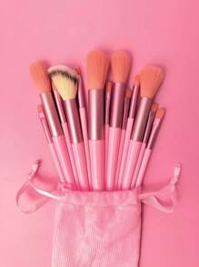 一套33支化妆刷（含束口收纳袋），包括粉扑、化妆海绵、腮红刷、粉底刷、眼影刷、修容刷、眼影刷、软毛刷、腮红刷、专业化妆刷套装、女士化妆刷套装、洗脸刷套装、化妆刷套装、化妆刷套装、化妆刷套装、全套化妆刷、化妆刷套装、化妆刷套装、化妆礼盒套装 - 彩色 - 查看 10