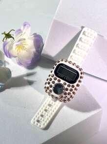 New Convenient Finger Counter, Adjustable Rhinestone Mini Handheld Counter, Electronic Rosary Ring Counter, Prayer Accessories, Multi-Purpose Counter, Compact Fashionable Luxury Ring, Counting Portable For Men & Women, Suitable For Holiday Gifts, Prayer Counting, Etc.