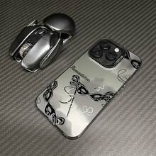 Funda de Teléfono con Patrón Original de Gradiente IMD Láser para iPhone 16/15 Plus/14 Pro/16 Pro Max, Funda de Teléfono de Alta Calidad a Prueba de Golpes y Anticaídas para Hombres y Mujeres, Compatible con iPhone 13 Pro Max/12 Pro/11 - Colores mixtos - Ver 2