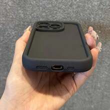 Für iPhone-Hülle mit Lanyard, Luftpolster-Technologie, stoßfester Fallschutz bis zu 6,6 Fuß - langlebige TPU-Anti-Rutsch-Griffabdeckung - Schwarz - Übersicht 3