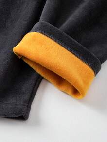 2pcs Men's Thermal Underwear Set, Autumn/Winter Long Johns Crew Neck Thermal Underwear