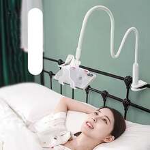 1pc Slouchy Bracket For Phone & Tablet, Rotatable Aluminum Alloy Phone Stand For Live Streaming, Desktop Or Bedside - Multicolor - View 7