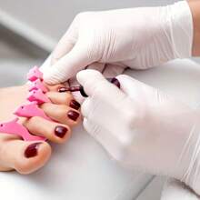 100/50/4PCS 无粉一次性丁腈手套，有 S、M、L 码可选，家用清洁手套、厨房、浴室、清洁、食品处理、纹身、美容、染发、宠物、美容院、清洁用品、纹身用品、家用小家电、多用途手套、沙龙必需品、厨房配件（黑色、蓝色、白色、浅粉色）（无盒）