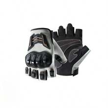 زوج قفازات بدون أصابع نصف الأصابع للرجال، قفازات مضادة للانزلاق للرياضات الخارجية والدراجات، قفازات ركوب