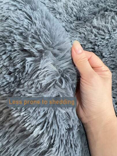 Moderne Indoor Zachte Vloerkleed Living Room Bedroom Dorm Polyester Tufted Throw Runner Home ative Plush Fluffy Furry Fur Area Rugs Blauw Grijs Lightweight Comfy Vloer Tapijt view 4