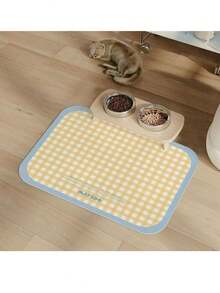 1件装多功能宠物餐垫，防水防漏PVC材质，适用于猫狗，四季皆宜 - 彩色 - 查看 9