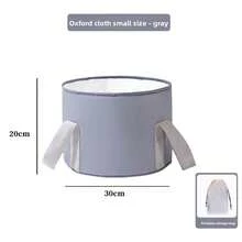 Faltbarer Fußbad-Eimer, tragbarer isolierter Fußbad-Behälter zum Reisen, hoch genug für Waden, Multifunktions-Fußbad-Tasche für Zuhause