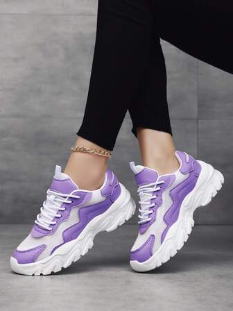 女士休闲运动鞋，休闲防滑耐磨厚底女式厚底运动鞋，时尚百搭软底防滑除臭女士休闲鞋，针织网眼透气女士网眼鞋耐用户外派对舒适轻便登山鞋，时尚厚底休闲运动鞋，适合青少年和学生