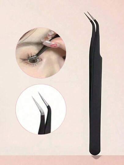 1个不锈钢睫毛夹，假睫毛夹，睫毛夹，眉镊，化妆，价格实惠，房间装饰，梳妆台，旅行，卧室，化妆配件，镊子，便宜，圣诞礼物，化妆品，化妆工具，价格低廉，礼物，女士礼物，圣诞礼物