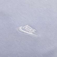 Nike Men's CLUB FT CREW Hoodie Casual Top Sportswear Daily Travel Pullover FN3889-057 - Shadow Gray/White - View 3