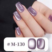 XEIJAYI 1pc Cat Eye Nail Polish Gel 2025 New Style Blue Purple Cat Eye Nail Art Suitable For Women's Nail Salon Design For Summer - Nhiều màu - Xem 11