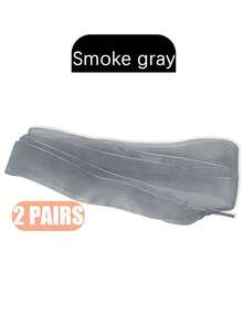 2 Pairs Lightweight Sheer Shoelaces, Women's Dance Shoes Decorative Accessories, Fashionable Solid Color Lace Shoelaces, Suitable For Sneakers, Flats, Athletic Shoes