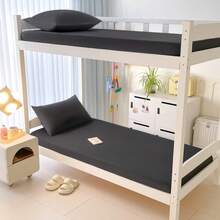 1 tấm ga trải giường màu trơn, tấm bảo vệ nệm, mềm mại và thoáng khí, phù hợp với nhiều kích cỡ giường - đơn, đôi, cỡ Queen, cỡ King. Thiết kế túi sâu lên đến 11,8 inch, chất liệu dệt gia dụng, chống nhăn, giúp ngủ ngon hơn, có thể giặt máy. - màu đen - Xem 4