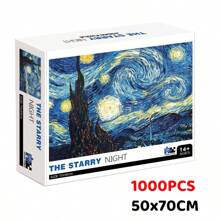 成人 1000 片地中海油画拼图 - 70x50cm/27.56x19.69 英寸大尺寸拼图墙面艺术，适用于家居装饰和家庭游戏派对，适合母亲节、父亲节、生日圣诞节等节日的玩具礼物