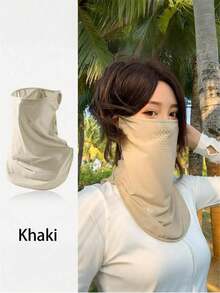 Women's Summer Full Face Sun Protection Mask, Breathable UV Protection, Suitable For Driving, Cycling, Neck Cover - Sun Visor - View 10